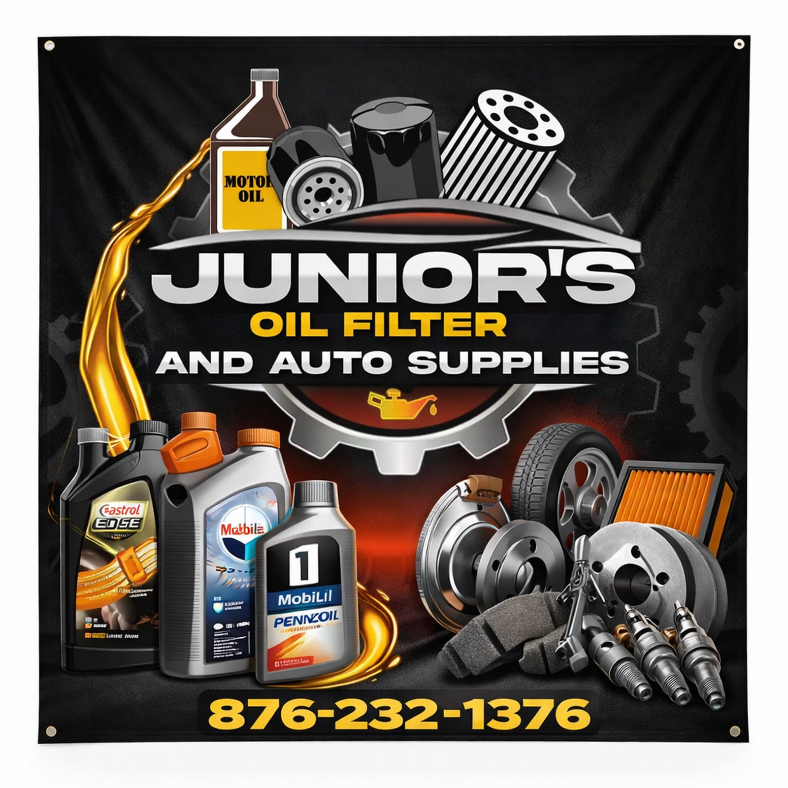 Junior's Oil Filter logo
